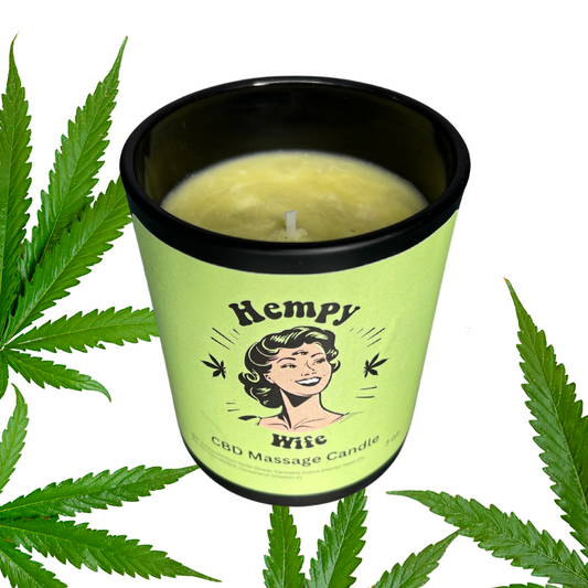 CBD Massage Candle "Hanf"