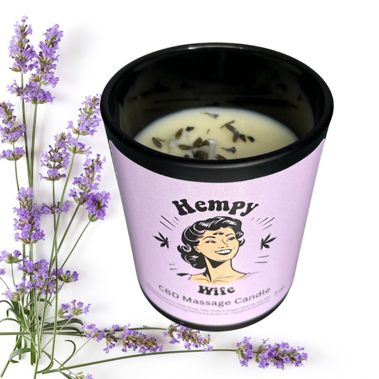 CBD Massage Candle "Lavendel"